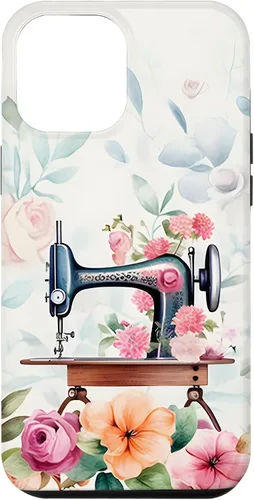 Vista 26 de Funda de costura floral vintage para máquina de coser iPhone 16