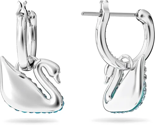 Vista 3 de Swarovski Iconic Swan Crystal Collar y pendientes Colección de joyas