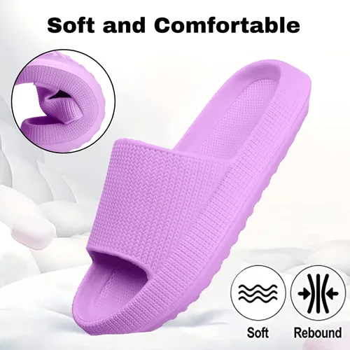 Vista 6 de Orthoshoes Sandalias de nube para niños y niñas, cómodas, con suela gruesa, antideslizantes, para ducha, baño, zapatos de playa de verano para niños