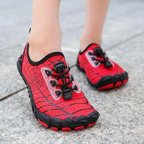 Vista 2 de Zapatos deportivos para niños, zapatos de agua ligeros, zapatos de natación para playa, zapatos descalzos, antideslizantes, transpirables