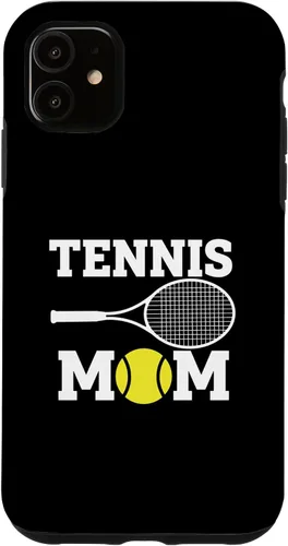Vista 8 de Tennis Mom Team Parent Proud Mom of A Tennis Player Case for iPhone 16