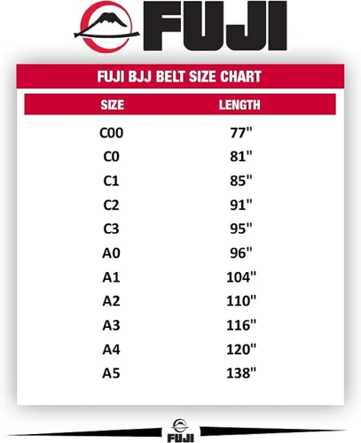 Vista 6 de Fuji Cinturón BJJ de tejido de perlas prémium