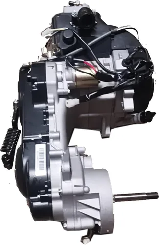 Vista 2 de X-PRO Motor GY6 de 4 tiempos de 50 cc para scooter con transmisión CVT, automático, de carcasa corta, con amortiguadores traseros duales, arranque