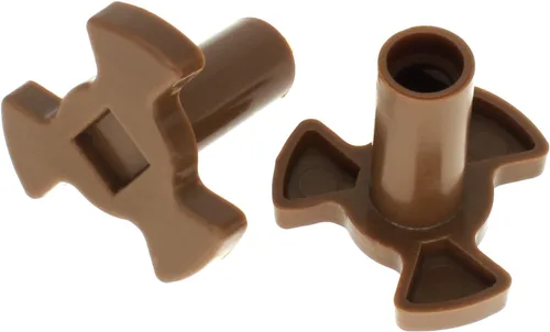 Vista 6 de FDXGYH Acoplador giratorio de microondas, 2 piezas, soporte para placa giratoria para horno de microondas, guía de rodillo, repuesto de acoplamiento