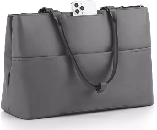 Vista 4 de TUMI Voyageur Sidney Business Tote - Gris perla, Gris (Pearl Grey)