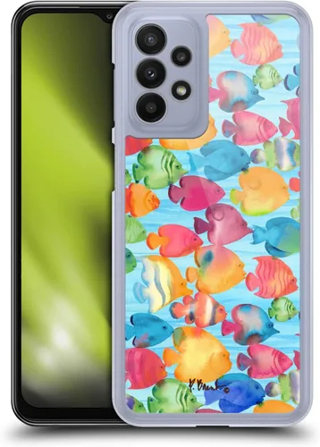 Vista 16 de Head Case Designs Funda rígida con licencia oficial de Paul Brent Agate Mermaid Coastal compatible con Samsung Galaxy A23/5G (2022)