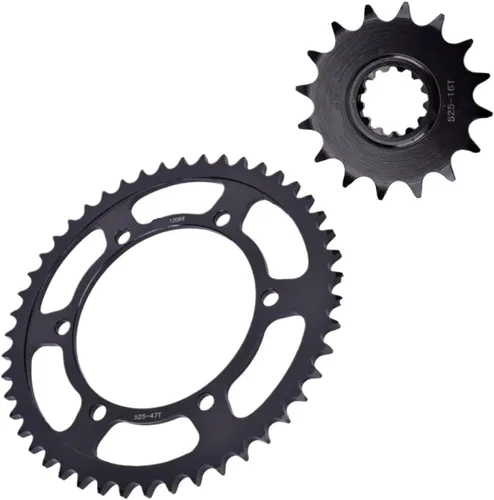 Vista 2 de 525 Chain 16T 47T Front Rear Sprocket Wheel Compatible With TDM900 5PS TDM 900A ABS FZ8 FZ8N FZ8S FZ-8 FZ-8S FZ-8N FZ 8 TDM 900(Front)