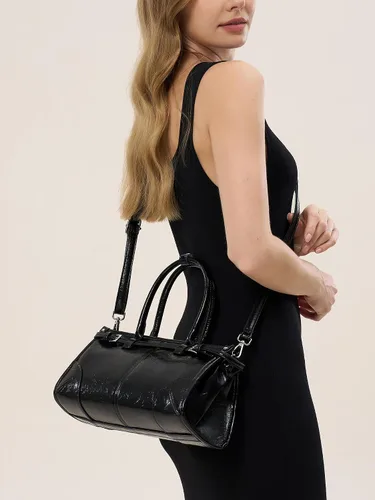 Vista 5 de CHUNLI Bolsos de mano para mujer, bolso de mano de piel sintética suave, bolso de mano con asa superior y bolsas de hombro para el trabajo