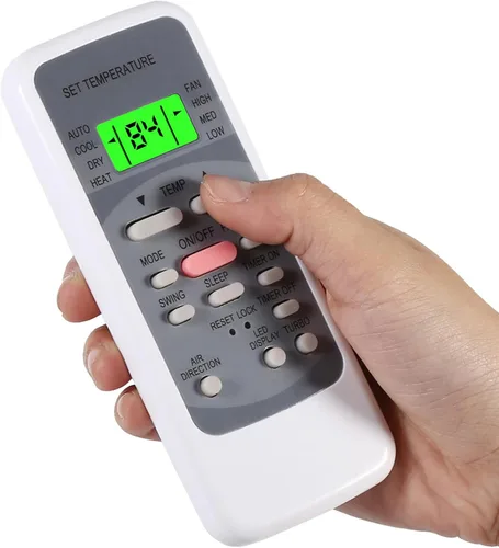 Vista 7 de Mando a Distancia de Repuesto para Aire Acondicionado Klimaire Midea R51l5/BGE R51l10/BGE RG51l18/BGE R51l19/BGE R51l3/BGE-M