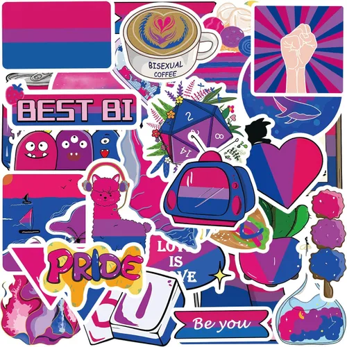Vista 10 de Pegatinas de Orgullo Trans, 50 PIEZAS Adhesivos Transgénero FTM al Por Mayor para Accesorios de Celebración de Orgullo Trans, Desfiles, Decoración