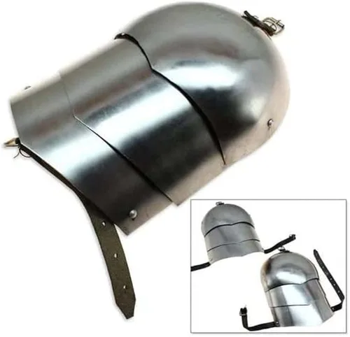 Vista 3 de AnNafi Medieval Hombreras Set Par de Armaduras de Acero al Carbono Tamaño Real Adulto Conjunto de Hombreras de Hombro de Brazo Traje de Cruzado