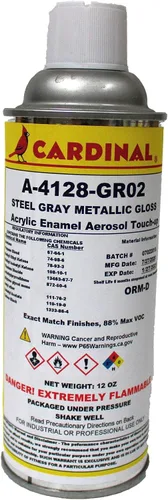 Vista 10 de A 4101 GR305 - BAY GRAY SEMI GLOSS POWDER COAT SPRAY PAINT Piezas de automóviles y reparación de revestimiento transparente para sellado Gris