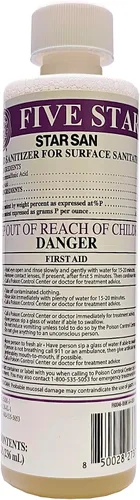 Vista 2 de 8oz Star San con botella de spray de 32 oz para elaboración casera