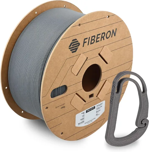 Vista 23 de Polymaker Fiberon ASA-CF08 Filamento ASA de fibra de carbono de 0.07 in 4.370 - 0.07 in Fiberon Asa-cf08 Negro 1.1 lbs (Código hexagonal: #000000)