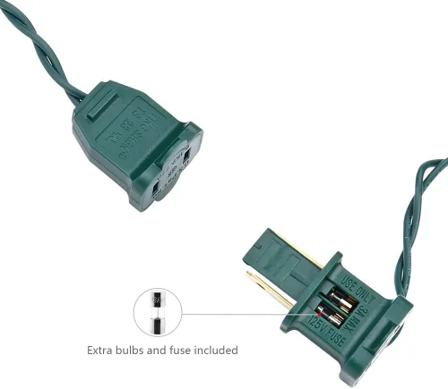 Vista 9 de Brizled Luces de Navidad, 33 pies, 100 LED Conectables de Extremo a Extremo, Mini Luces de Cadena de Navidad, 120V Certificadas UL, Blanco Frío, Luz