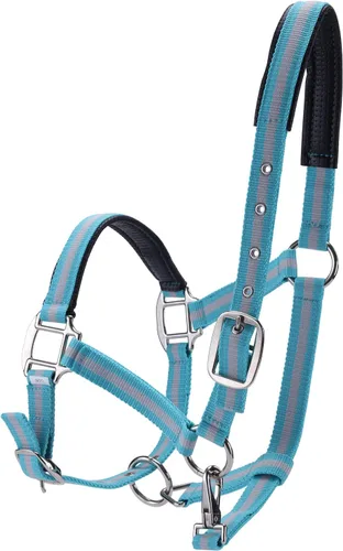 Vista 10 de Cabestros ajustables para caballos, correas y accesorios de nailon resistente, acolchados con espuma antirozaduras acolchada en la corona y la nariz