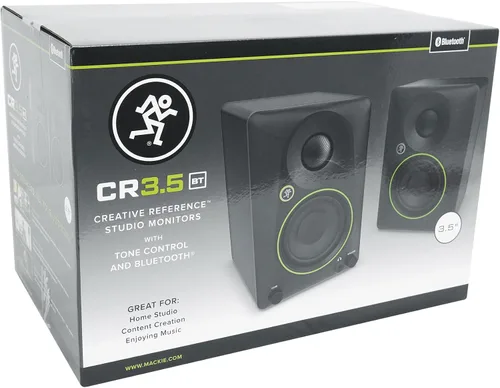 Vista 8 de Audiosavings Paquete: Par de monitores de estudio Mackie CR3.5BT 3.5 con control de tono/paquete Bluetooth con altavoz Bluetooth portátil
