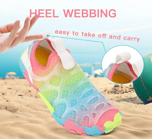 Vista 8 de SIPUHK Zapatos de agua para hombre y mujer, de secado rápido, sin cordones, para natación, surf, buceo, playa, piscina, deportes acuáticos, caminar