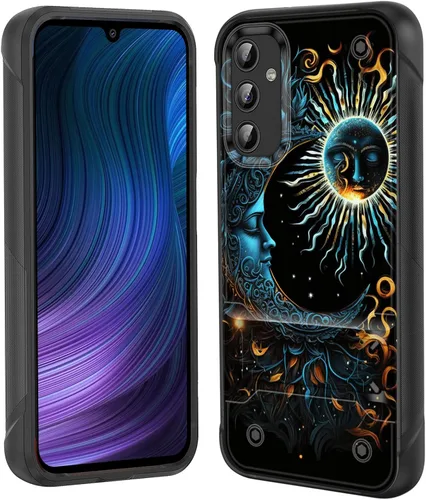 Vista 79 de Funda para Galaxy S24 Plus con soporte, doble capa híbrida de policarbonato duro y silicona suave, resistente a prueba de golpes, funda protectora
