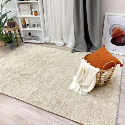 Vista 14 de Alfa Rich 5x8 Alfombras lavables de oro ámbar para sala de estar, dormitorio, cocina, de algodón, aptas para mascotas
