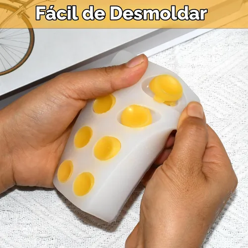 Vista 3 de Molde de silicona de pato 3D de 8 cavidades para hornear, resina epoxi, arcilla polimérica para manualidades