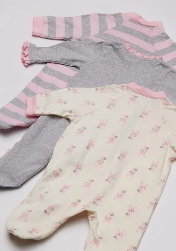 Vista 2 de Gerber Sleep 'N Play - Paquete de 3 para niña