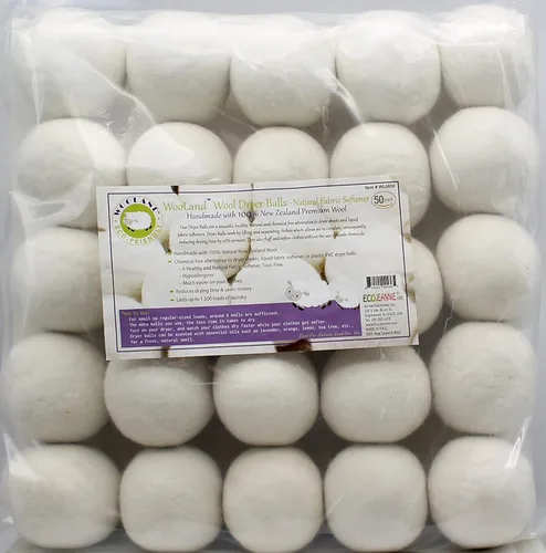 Vista 11 de Wooland Wholesale Bulk Laundry XL Premium - Pelotas secadoras de lana 100% de lana orgánica de Nueva Zelanda Suavizante de tela natural para pieles