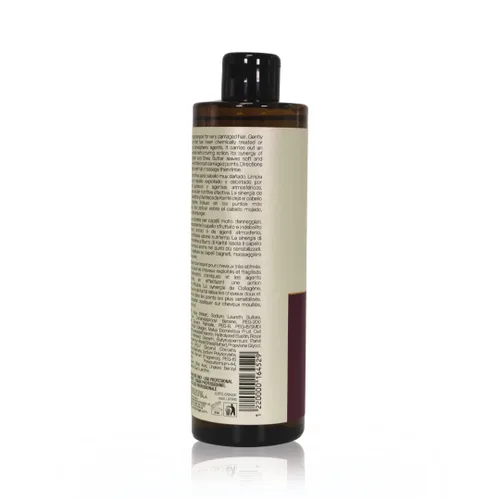 Vista 4 de LINANGE Champú de reconstrucción de emergencia para cabello muy dañado con colágeno, queratina y manteca de karité, champú nutritivo