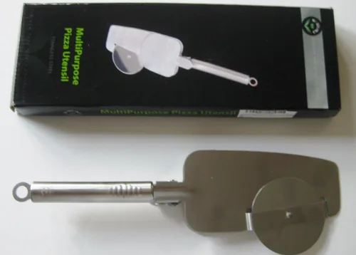 Vista 3 de NewlineNY - Cortador multiusos para tartas de pizza, cuchillo de utensilios 3 en 1