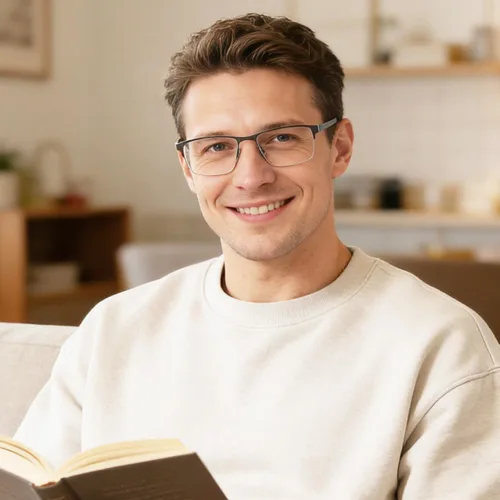 Vista 2 de EYECEDAR Paquete de 5 lentes de lectura para hombre, lentes de bloqueo de luz azul, gris plomizo, metal, medio marco, bisagras de resorte, lectores