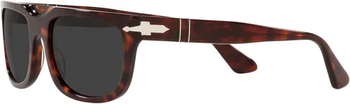 Vista 3 de Persol PO3271S - Gafas de sol rectangulares, HavanaGris Oscuro Polarizado