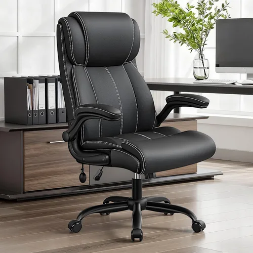 Vista 2 de BESTFAIR Ergonomic Office Chair, Desk Chair with Adjustable Lumbar Support Negro