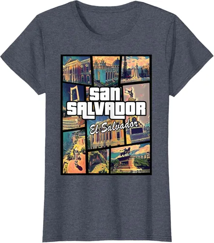 Vista 60 de Camiseta Orgullosa de San Salvador Capital El Salvador