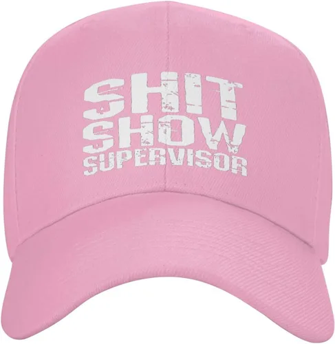 Vista 2 de Shit Show Supervisor Hat Funny Employees Shit Show Gorra de béisbol ajustable Gorra de béisbol Gorra de camionero