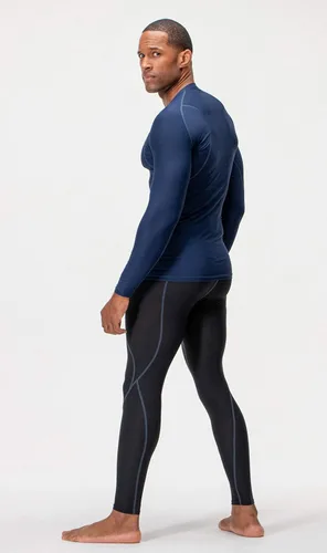 Vista 3 de DEVOPS 3 Pack Men's Athletic Long Sleeve Compression Shirts