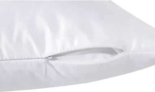 Vista 3 de H-E Funda de almohada en blanco para sublimación blanca lisa con impresión DTF, funda de almohada para sublimación y impresión DTF, fundas