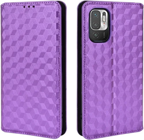 Vista 12 de Funda con tapa para Xiaomi Redmi Note 10 4G/Note 10S 4G, patrón 3D Cartera de cuero premium Kickstand Cubierta de cierre magnético Negro