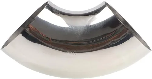 Vista 9 de Codo de curva de mandril de 90° de 1.5 pulgadas, tubo curvado de acero inoxidable SS304, codo de tubo de escape de 90 grados - grosor 16GA/.065