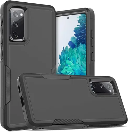 Vista 32 de Funda WOGROO para Samsung Galaxy Z Fold 4 - Funda protectora para teléfono a prueba de golpes, duradera, negra