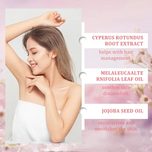 Vista 4 de Renovia Cyperus Rotundus Oil, 2026 Cyperus Rotundus Oil For Hair Removal, Moisturizes and Soothes, Smooths Skin, Reduces Body Hair Growth, Suitable