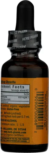 Vista 4 de Herb Pharm Skullcap, Extracto de hierbas líquido sin alcohol: hierba tradicional relajante Skullcap, apoyo mental tranquilo Sin azúcar, sin OMG