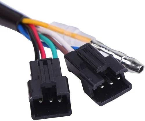 Vista 6 de Tbest Acelerador de pulgar, acelerador con pantalla, conjunto de control de velocidad del acelerador de pulgar de 12 V 99 V para scooter eléctrico