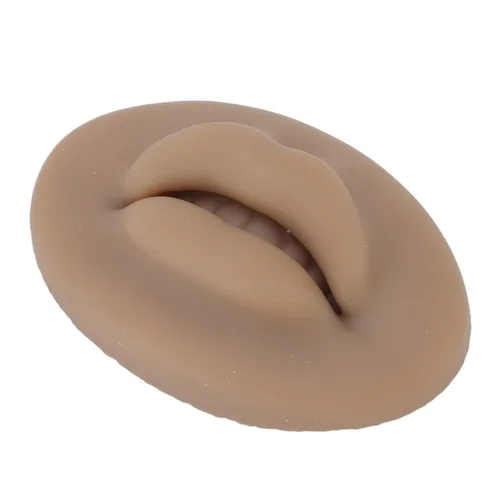 Vista 9 de 3pcs Práctica Labios, Silicona Microblading Práctica Piel 3D Piel Falso Piel Cosmética Maquillaje Labios Entrenamiento