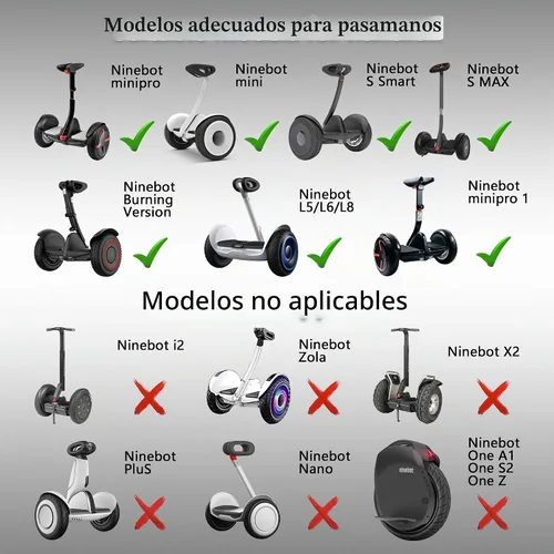 Vista 2 de Ninebot - Repuesto para manillar Ninebot miniPRO miniLITE S Self Balance Hoverboard con mango ajustable, liberación de presión de rodilla