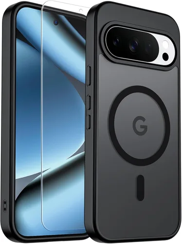 Vista 116 de SUPFINE Funda magnética para Google Pixel 10 Pro XL con protector de pantalla (imanes integrados) (protección contra caídas de grado militar)