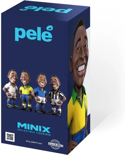 Vista 5 de MINIX COLLECTIBLE FIGURINES - Figura deportiva coleccionable de 4.7 in, Pelé - Brasil 1ST KIT