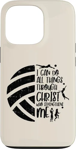 Vista 10 de I Can Do Things Through Christ Volleyball Christian Gift Case for iPhone 17