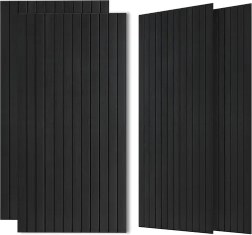 Vista 18 de Paquete de 4 paneles acústicos absorbentes de sonido, 47.2"x23.6" (47.2 x 23.6 pulgadas) paneles de amortiguación de sonido, paneles decorativos