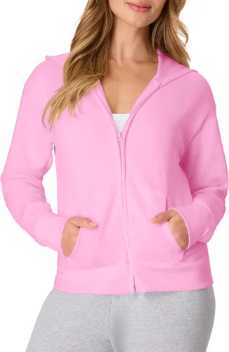 Vista 26 de Hanes EcoSmart - Sudadera de forro polar para mujer, suave y de peso medio, sudadera con capucha con cremallera completa, sudadera o cremallera
