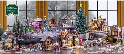Vista 2 de Lemax Christmas Village Beersmith Row funciona con pilas (4.5V) - 05618